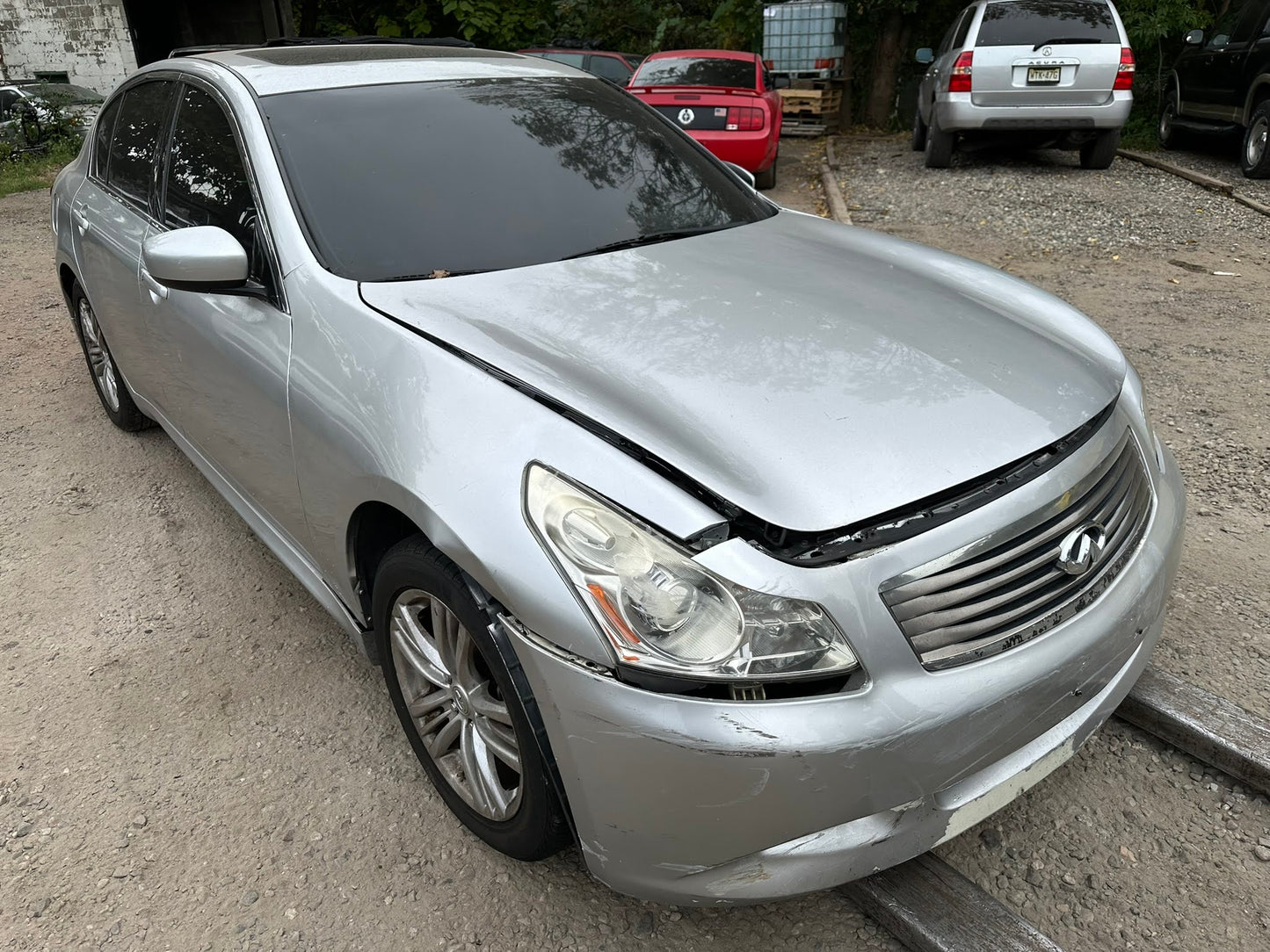 08-13 Infiniti G37 Roof Curtain Airbag SRS Air Bag Passenger Side Right OEM