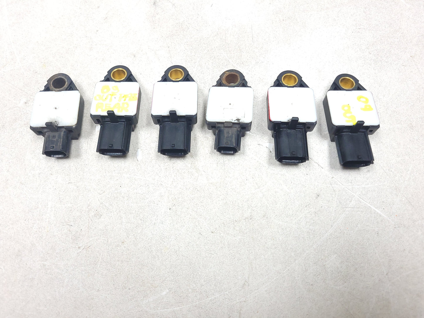 2007 2008 2009 2010 2011 2012 2013 Mitsubishi Outlander SRS AirBag Air Bag Crash Impact Sensors  6Pcs