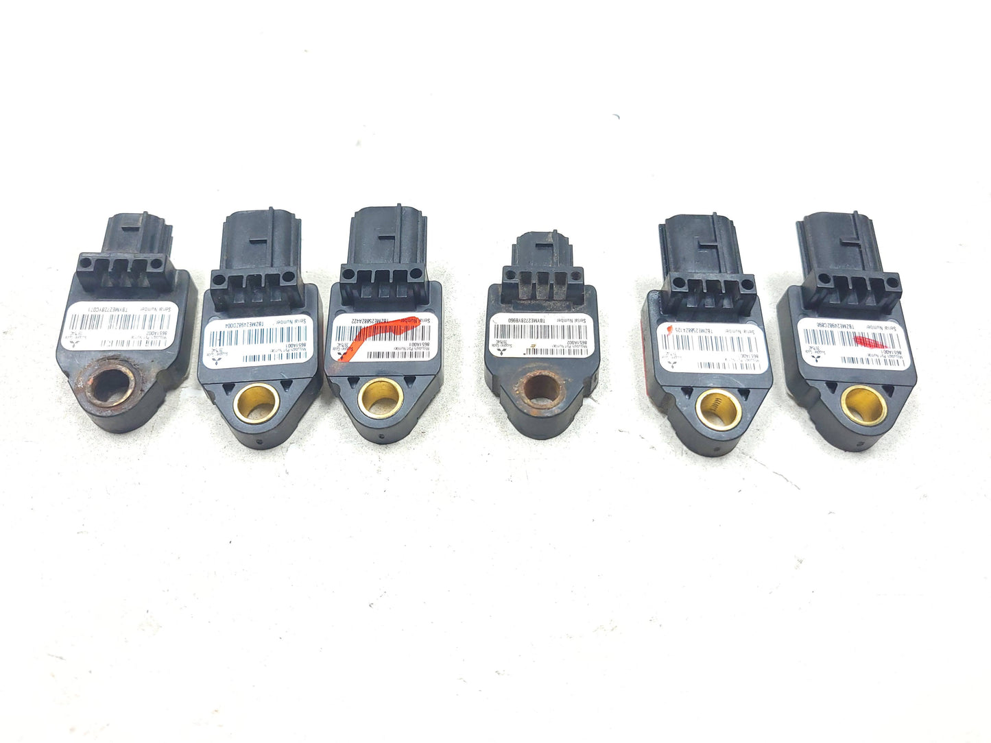 2007 2008 2009 2010 2011 2012 2013 Mitsubishi Outlander SRS AirBag Air Bag Crash Impact Sensors  6Pcs