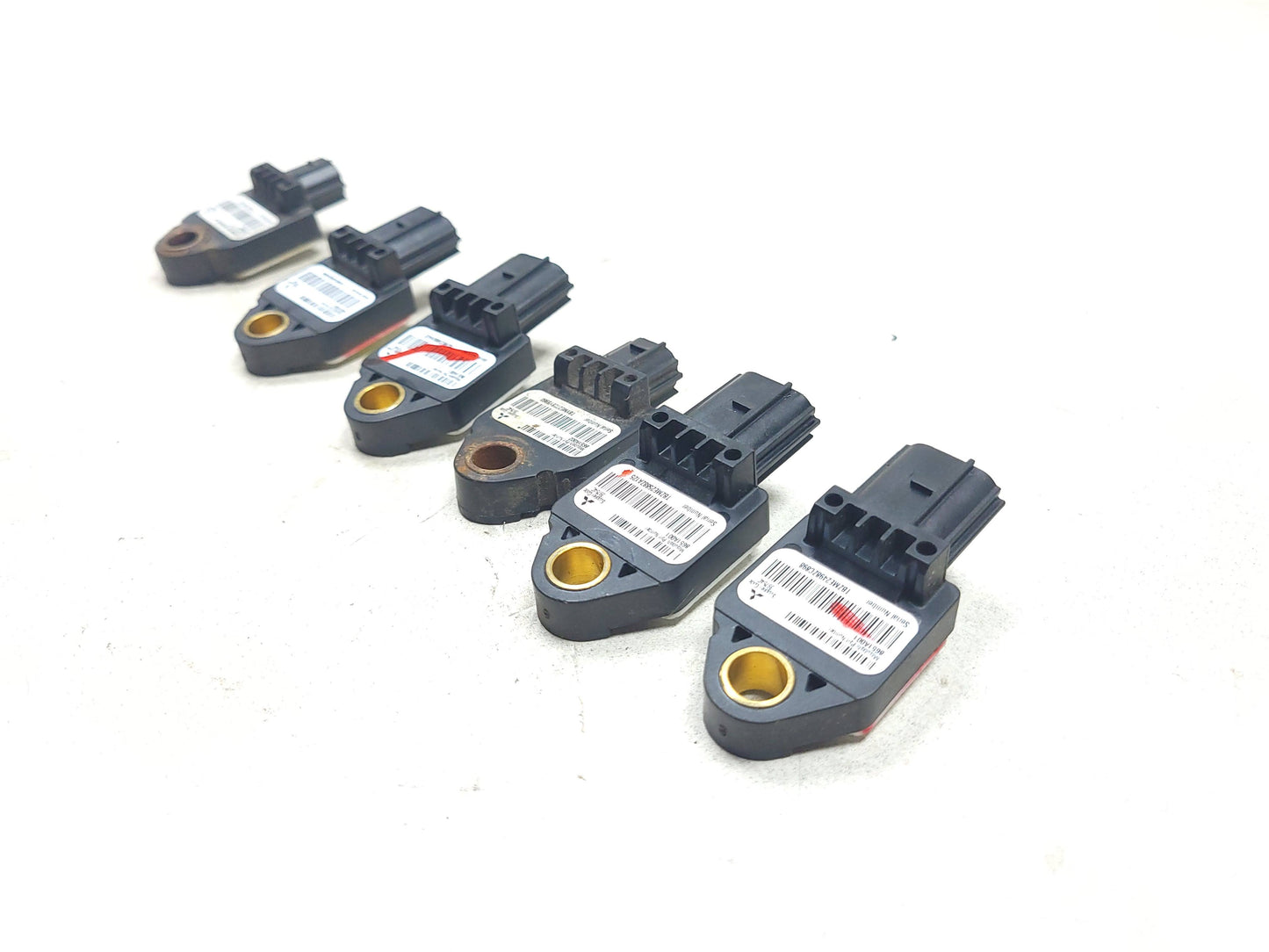 2007 2008 2009 2010 2011 2012 2013 Mitsubishi Outlander SRS AirBag Air Bag Crash Impact Sensors  6Pcs
