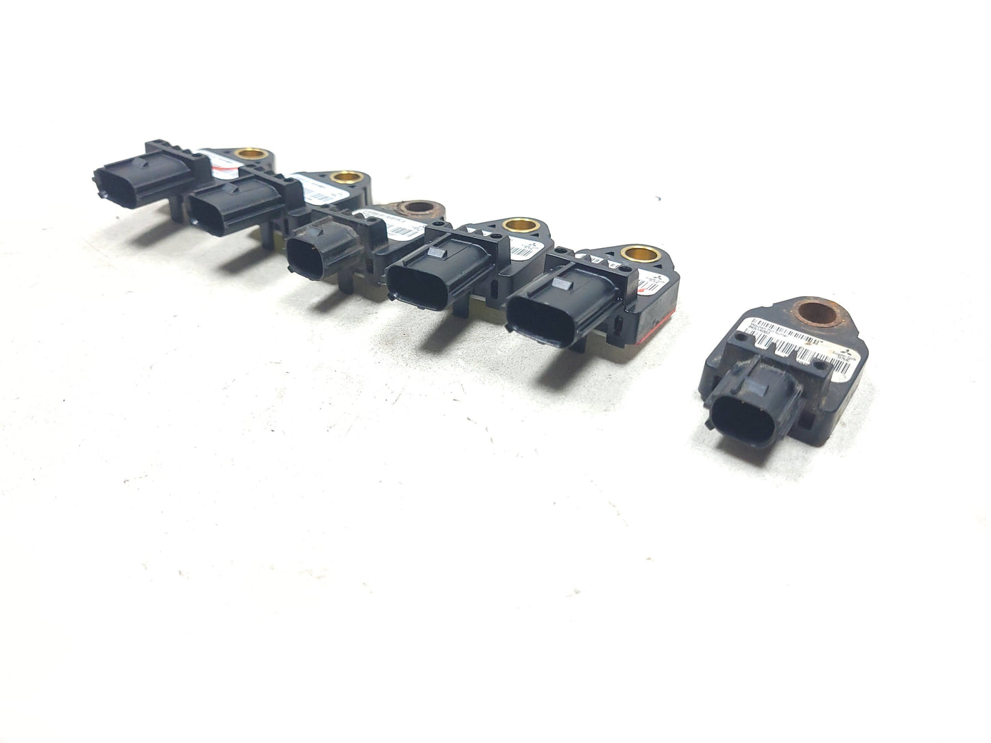 2007 2008 2009 2010 2011 2012 2013 Mitsubishi Outlander SRS AirBag Air Bag Crash Impact Sensors  6Pcs