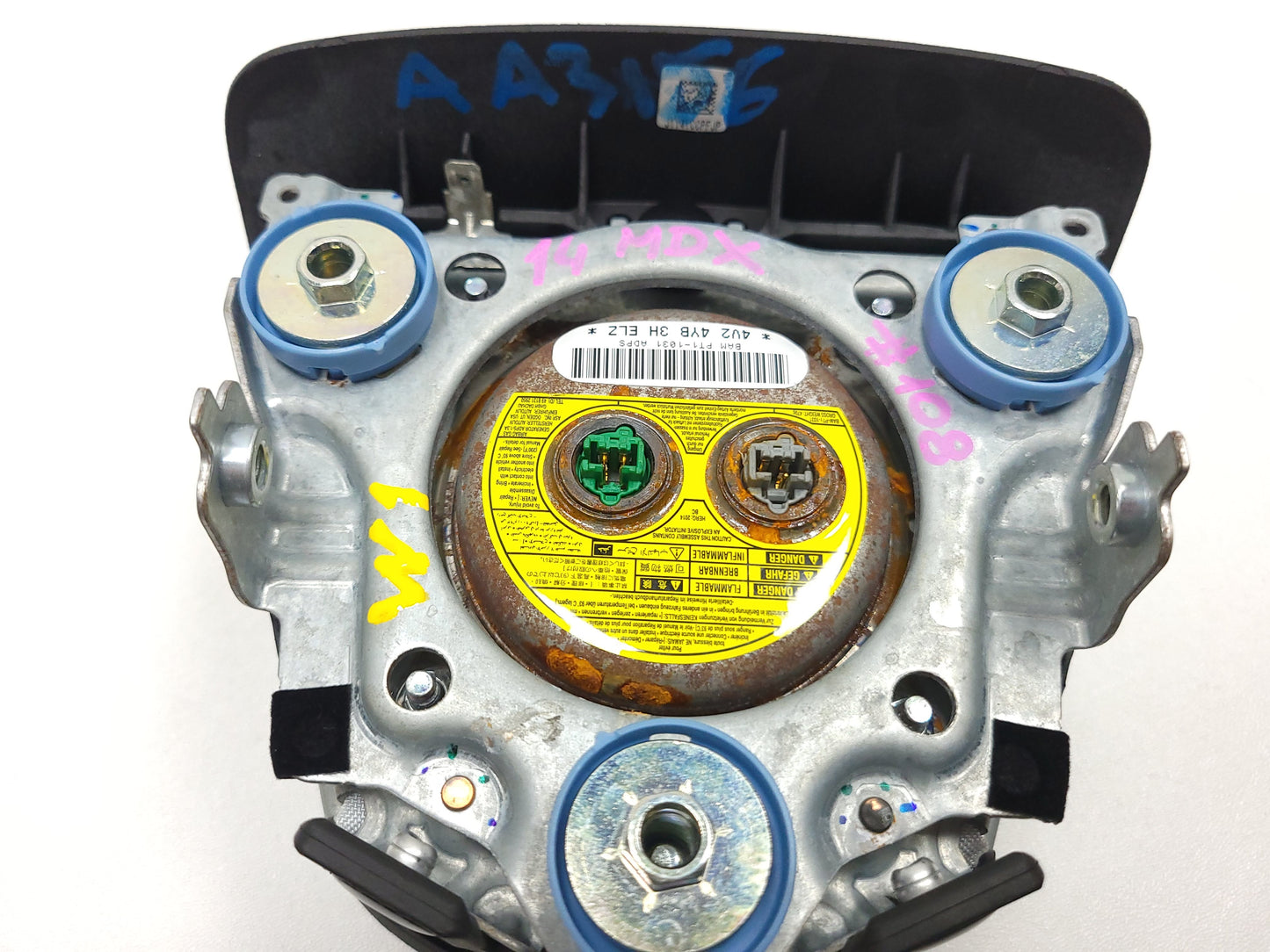 2013-2016 Acura Mdx Tech Pkg Steering Wheel Air Bag SRS Airbag OEM