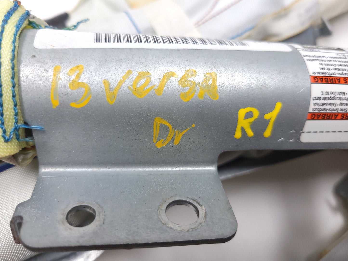 2011-2014 Nissan Versa 4dr Sdn Curtain Air bag SRS Airbag Left Driver Side OEM