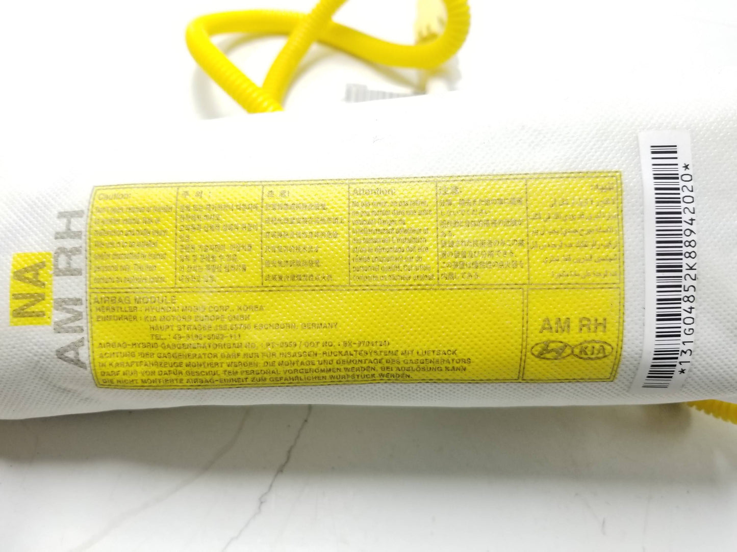 11 12 13 Kia Soul Passenger Seat Airbag SRS Air Bag OEM