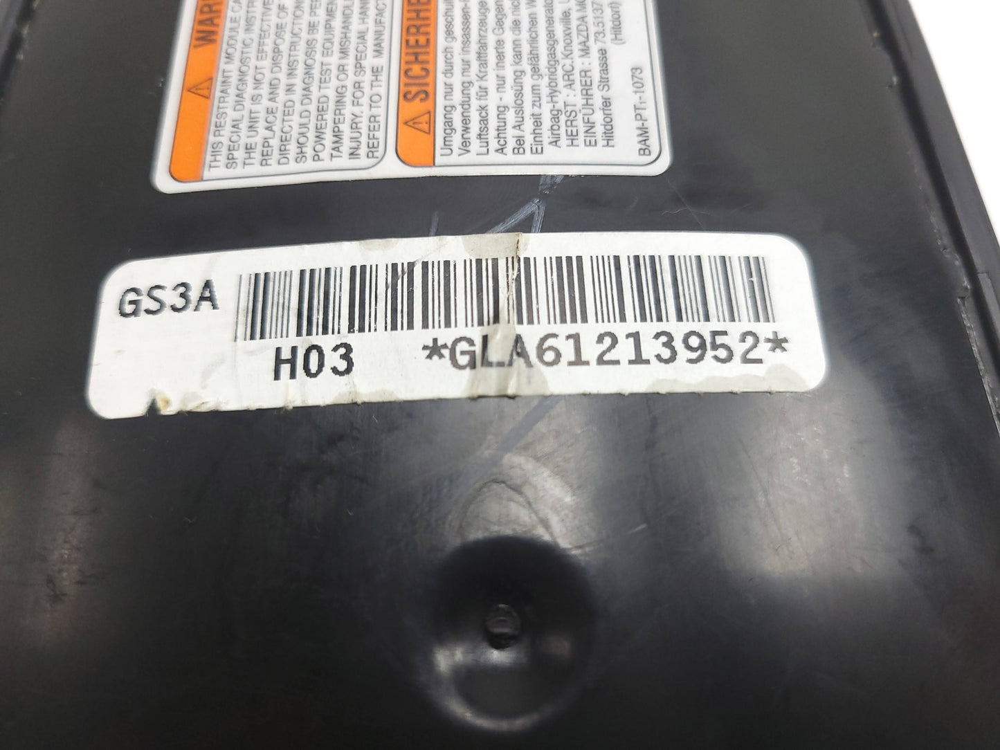 2008-2013 Mazda Mazda 6i Seat Air Bag SRS Airbag Right Passenger Side OEM