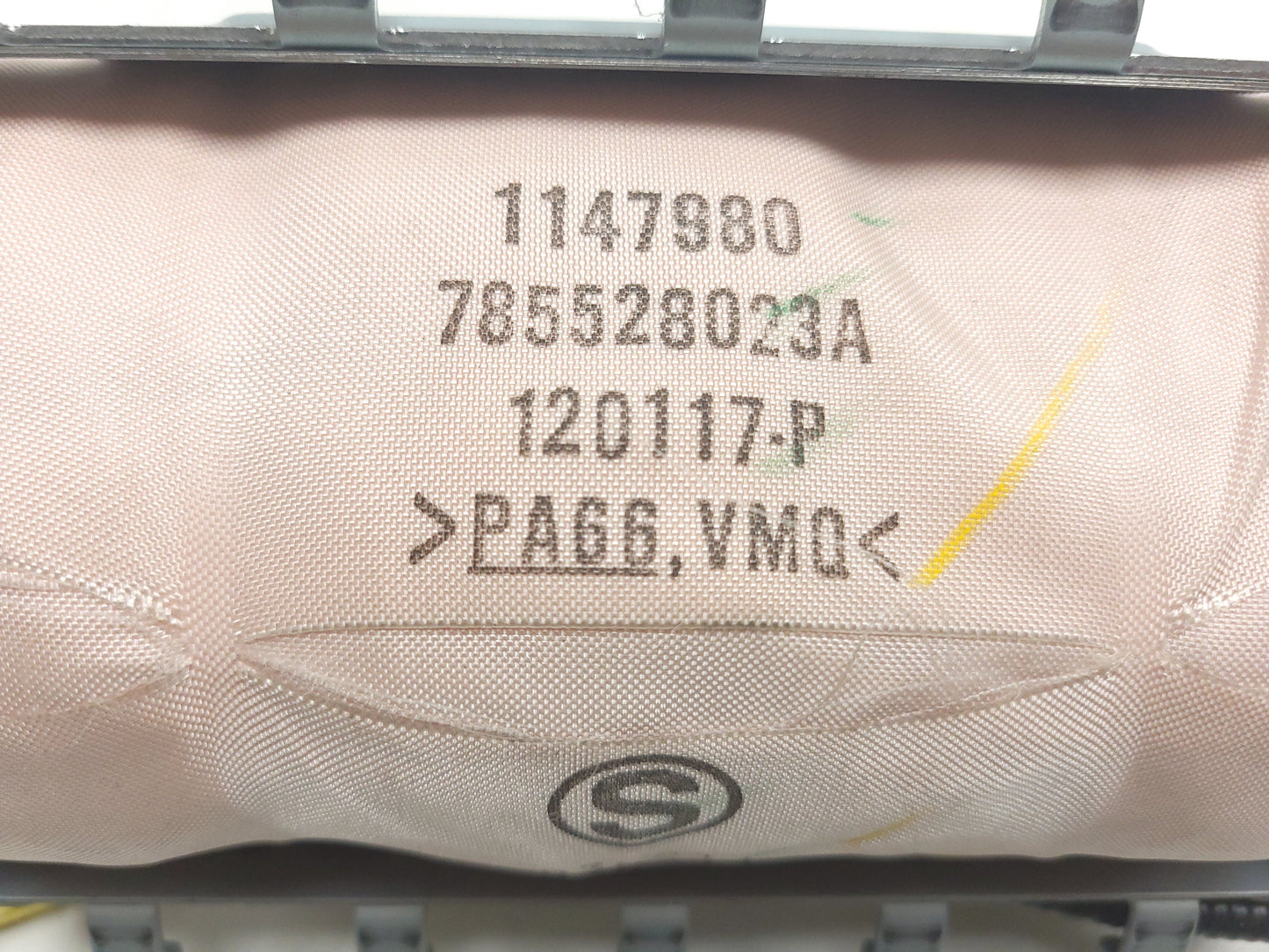 2014-2017 Infiniti Q50 Premium Dash Dashboard Air Bag SRS Airbag Right Passenger OEM