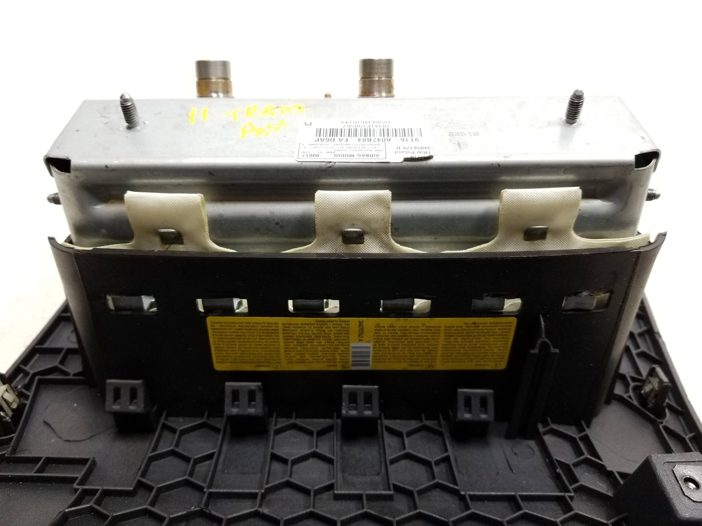 10 - 13 Ford Transit Connect Dash Airbag SRS Air Bag Passenger Side Right OEM