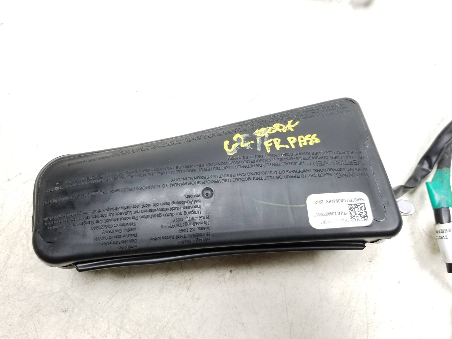 2011-2013 Chrysler 200 Seat Air Bag SRS Airbag Right Passenger Side OEM