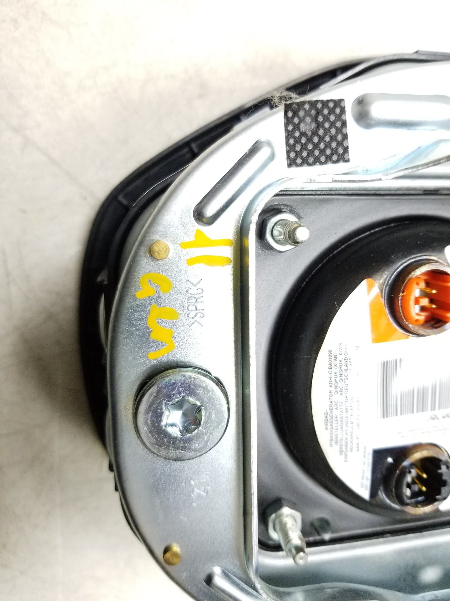2009-2012 Hyundai Genesis Coupe Steering Wheel Air Bag SRS AirBag OEM