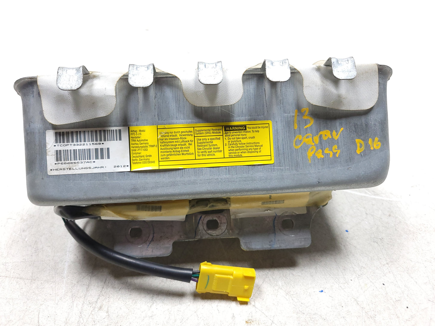 2013-2020 Dodge Caravan Town & Country Passenger Right Dash Air Bag SRS AirBag OEM