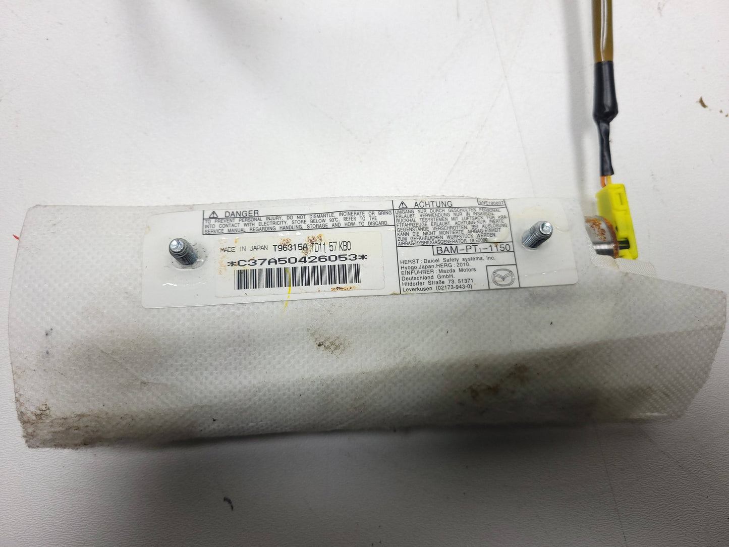 2007 - 2015 Mazda CX-9 Seat Air Bag SRS Airbag Left Driver Side OEM