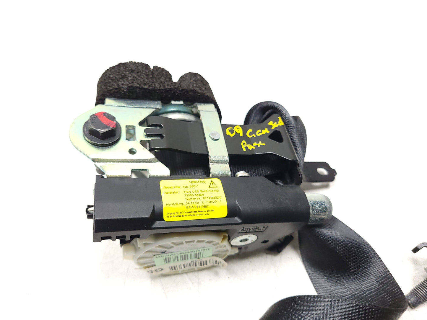 09-12 Hyundai Genesis Front Seat Belt Retractor Left & Right Pair OEM