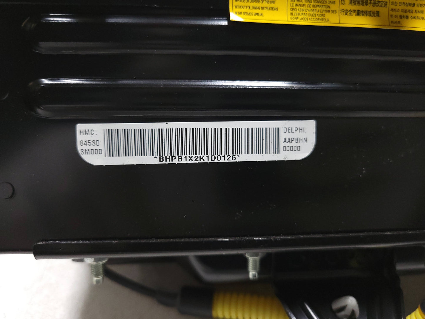09-12 Hyundai Genesis Dash Passenger Airbag Right SRS Air Bag OEM