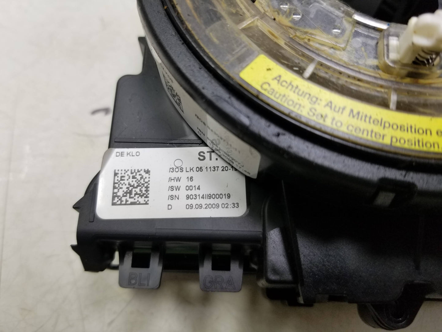 2009 - 2012 Audi Q5 Clock Spring OEM