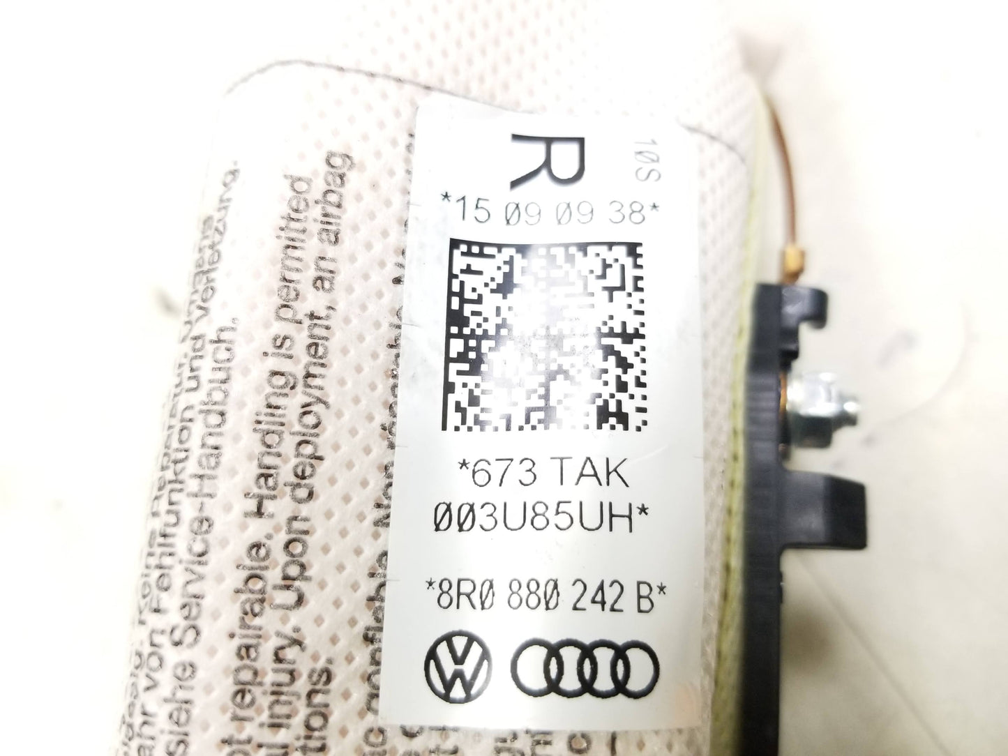 2009 - 2017 Audi Q5 Seat Air Bag SRS Airbag Right Passenger Side OEM