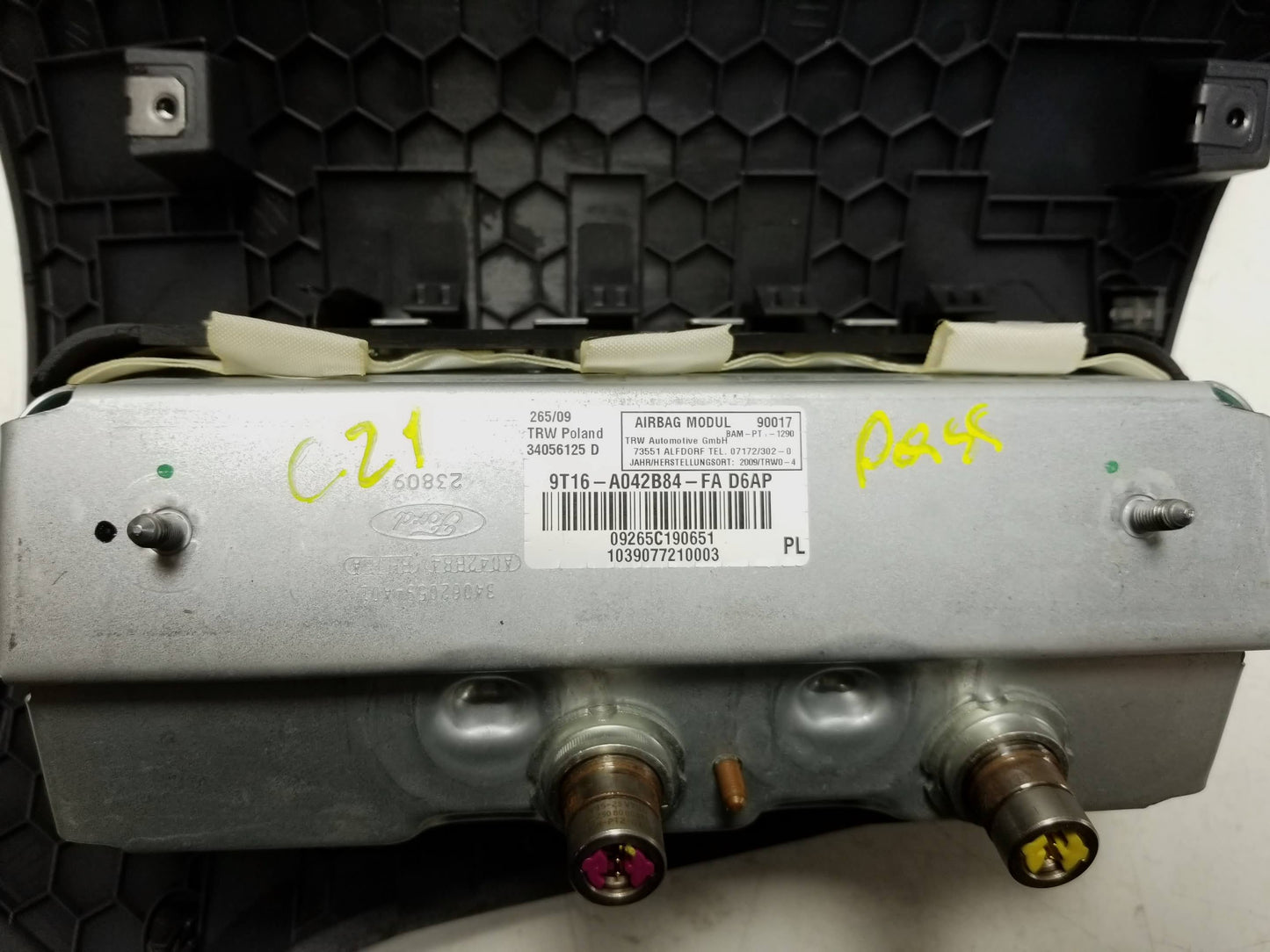 2010 - 2013 Ford Transit Connect Dash Dashboard Air Bag SRS Airbag Right Passenger OEM