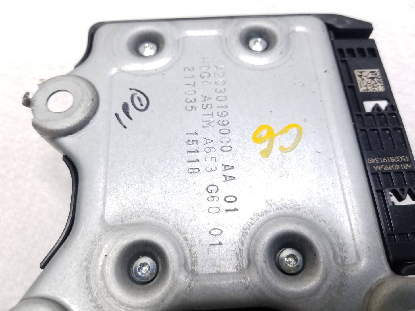 2012 - 2017 Dodge Grand Caravan Chassis Brain Box Bag Module OEM