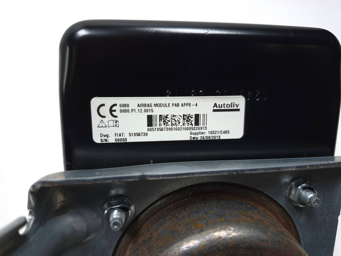 2014 - 2017 Fiat 500L Dash Dashboard Air Bag SRS Airbag Right Passenger OEM