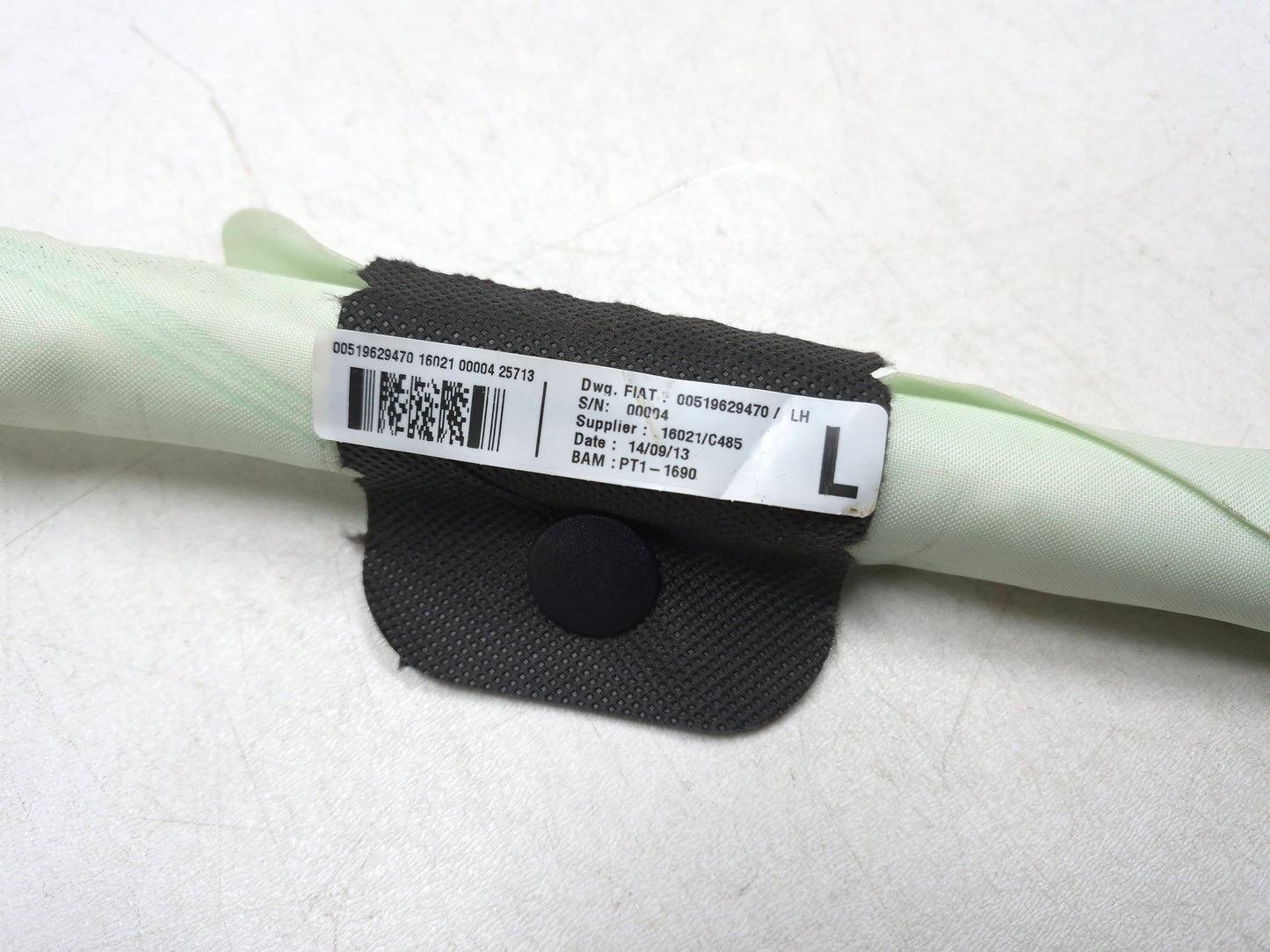 2014 - 2017 Fiat 500L Curtain Air bag SRS Airbag Left Driver Side OEM