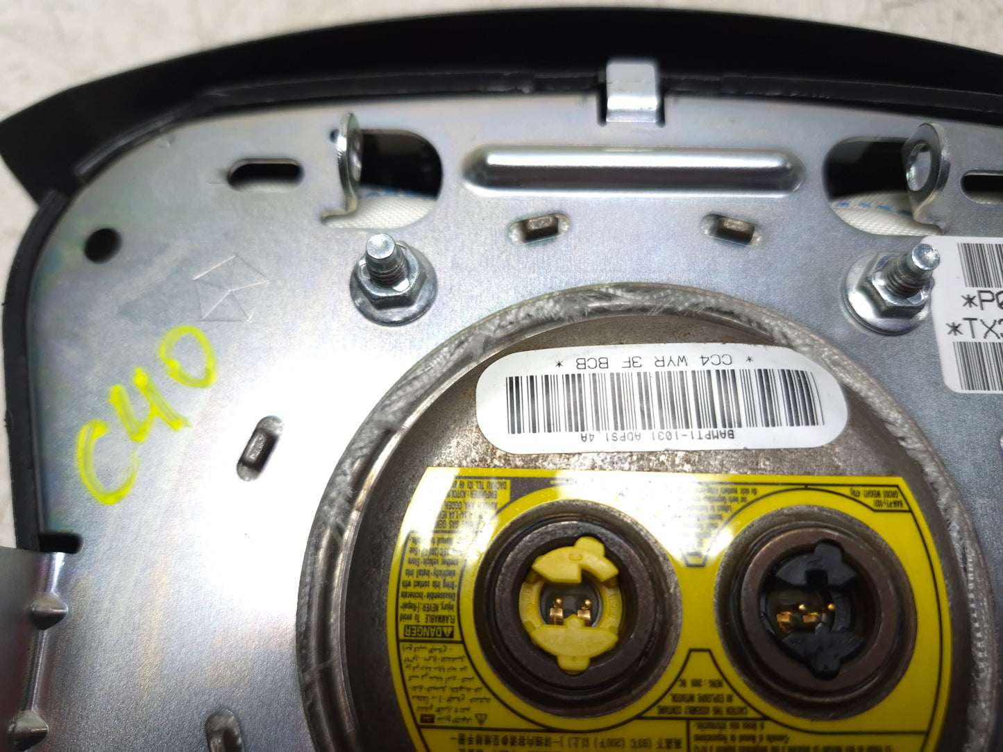 2010 Dodge Caliber SXT Steering Wheel Driver SRS Air Bag OEM