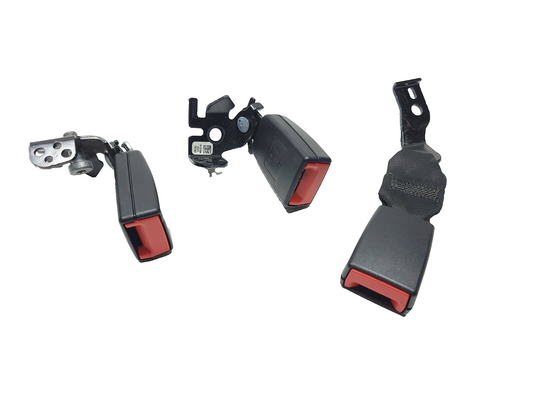 2015-2020 Mercedes C300 W205 Rear Seat Belt Buckle 3pcs OEM