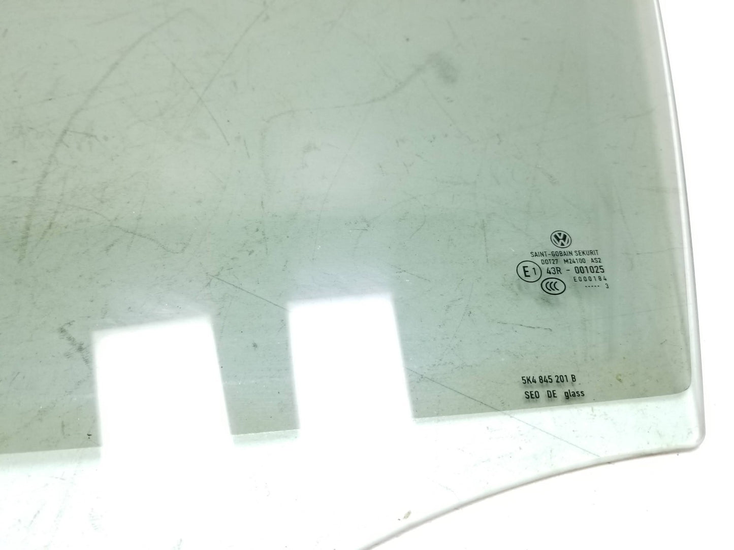 2010 - 2014 VW Golf GTI Door Window Glass Front Driver Side Left  OEM