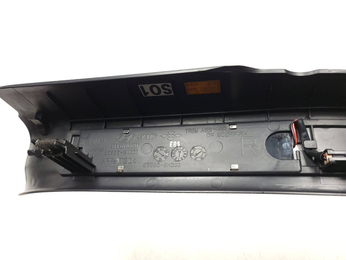 09-12 Hyundai Genesis Door Sill Scuff Plate Trim 4pcs OEM Sedan