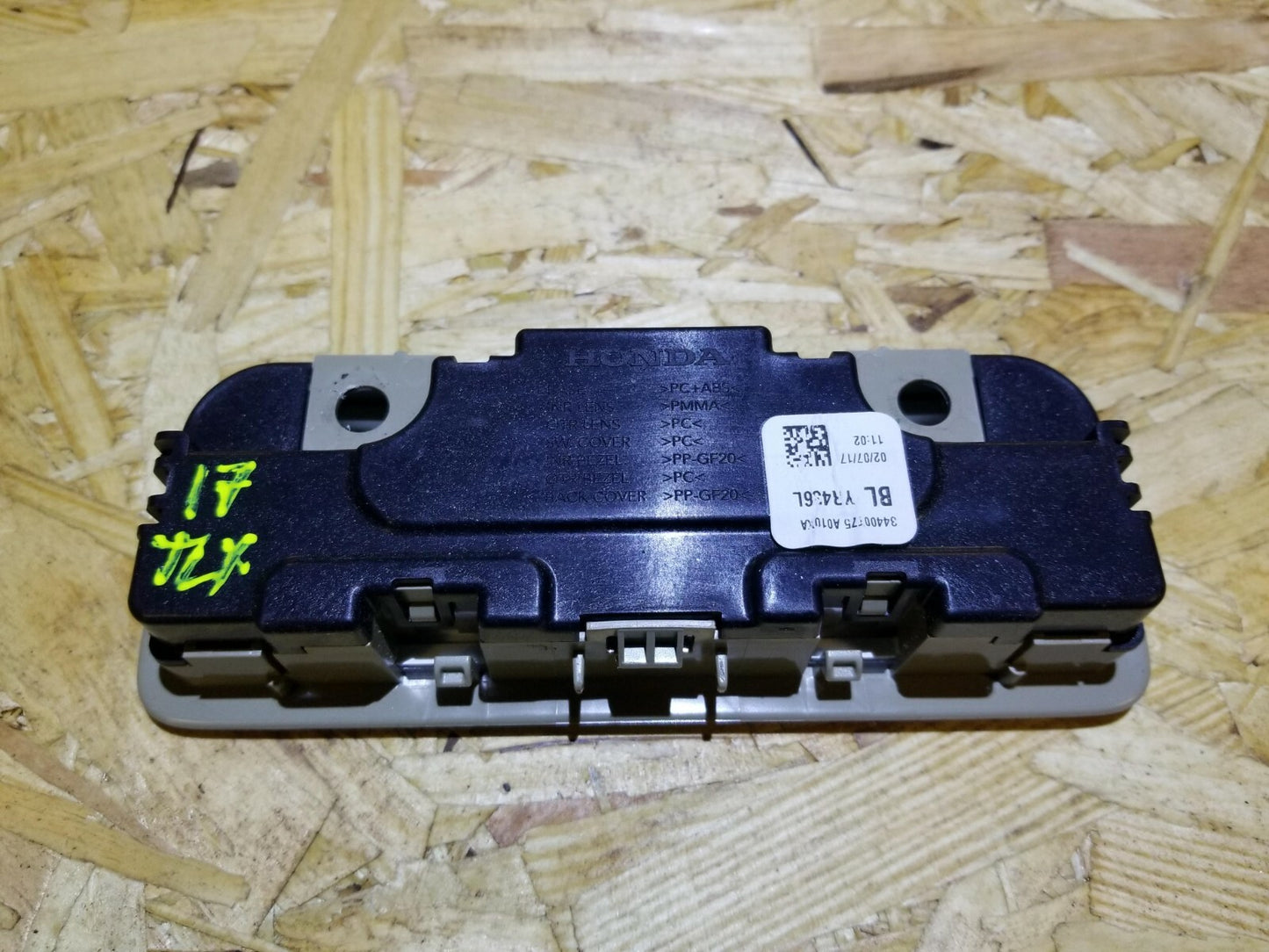 15 16 17 Acura TLX Rear Roof Overhead Dome Interior Light Lamp OEM