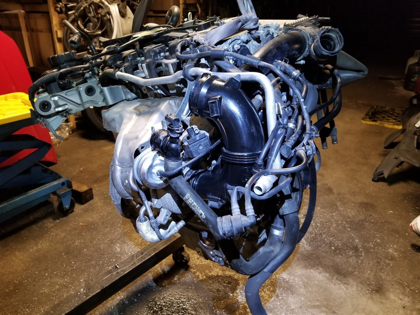 2015 Mercedes C300 Engine C-class 4matic AWD W/turbo M274 W205 Oem. **damage**