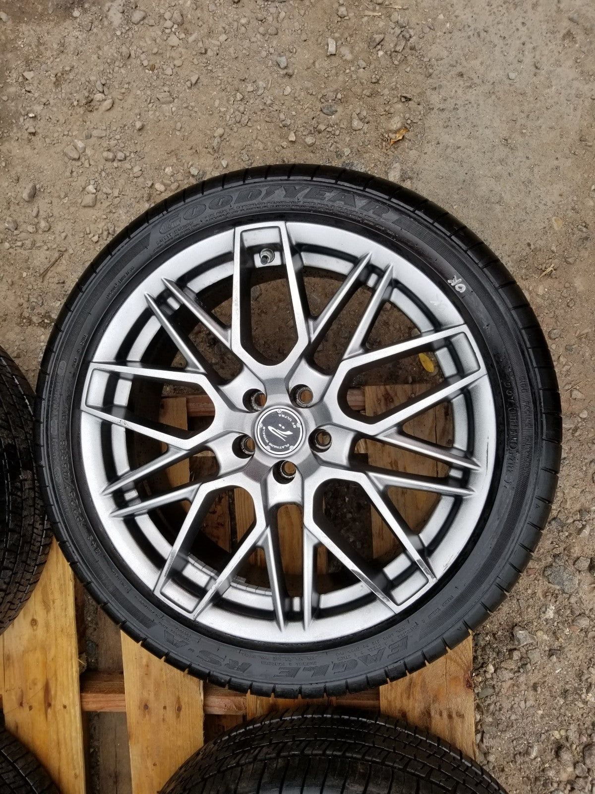 2010 Scion Tc Wheel Rim W/ Tire Goodyear Eagle 225/45r18 4pcs OEM