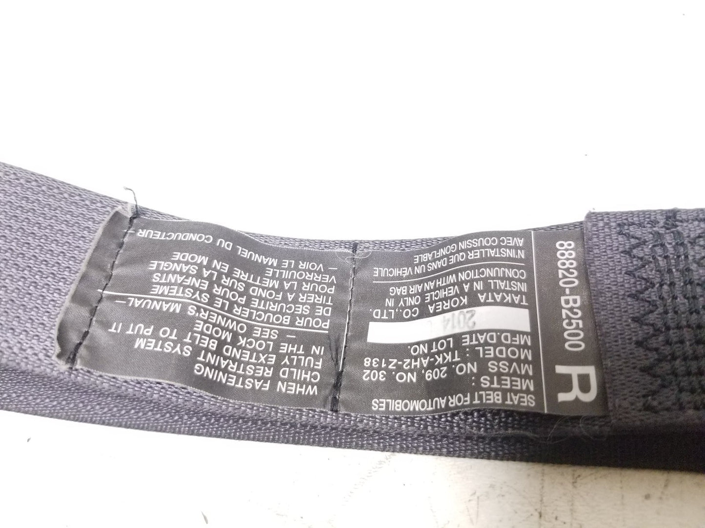 2014 - 2019 Kia Soul Seat Belt Retractor Set OEM