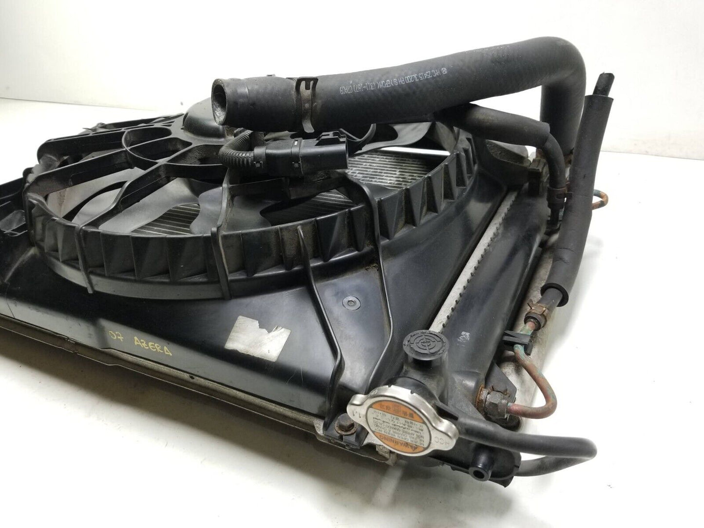06 07 08 09 10 Hyundai Azera Radiator Condenser Cooling Fan 3.8l OEM