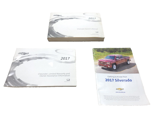 2017 Chevrolet Silverado 1500 Owner's Manual Book OEM