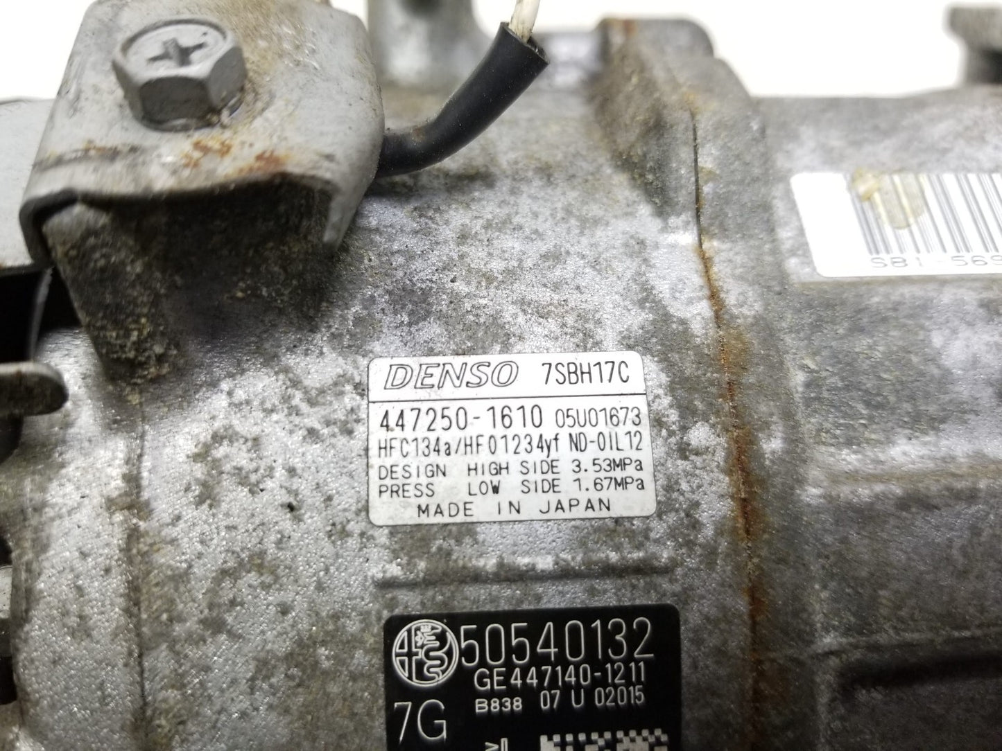 2017-2024 Aalfa Romeo Stelvlo Ac Compressor  2.0l OEM