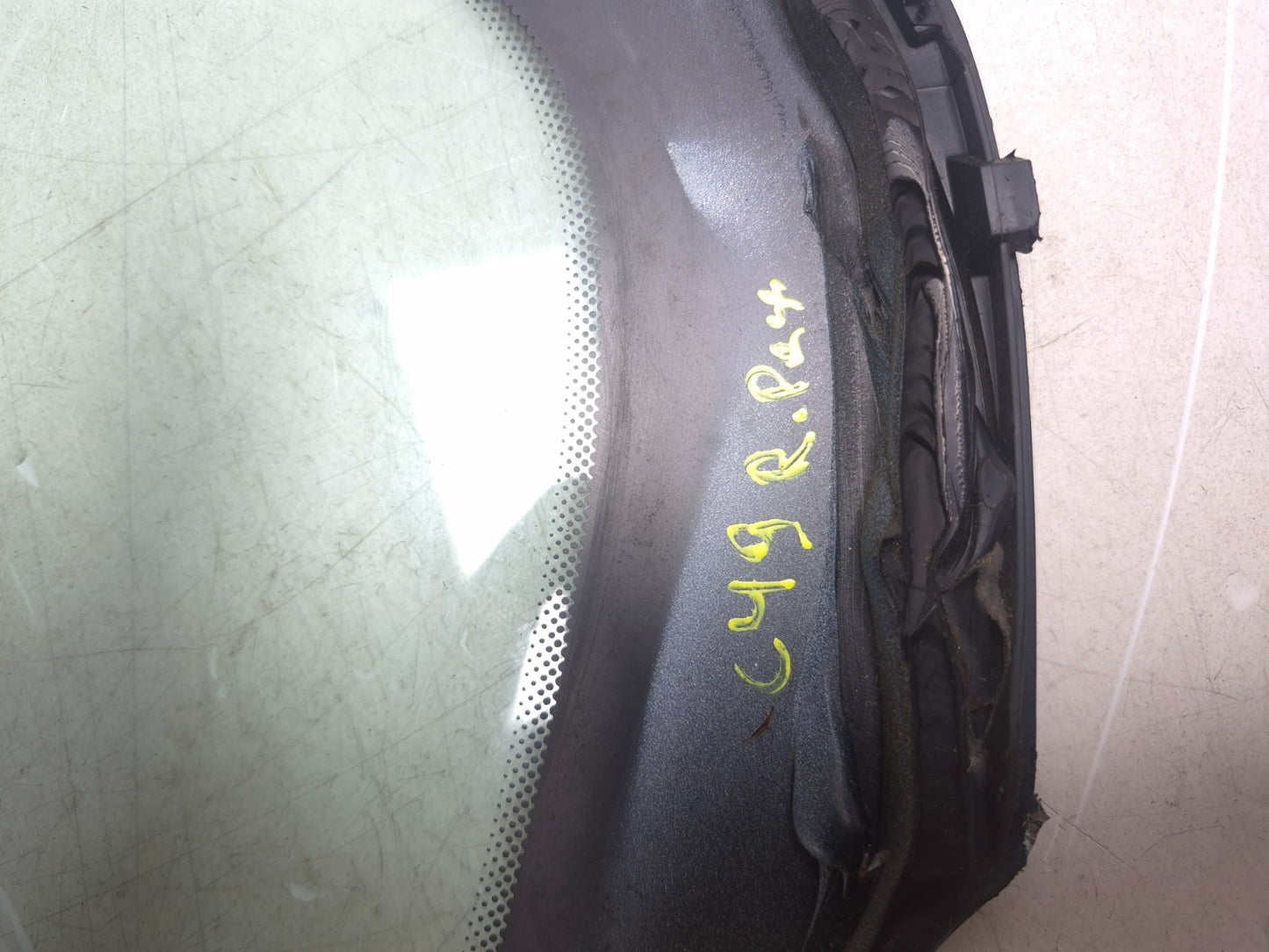 2013 BMW 328i F30 Rear Door Fixed Window Glass Right Passenger Side OEM