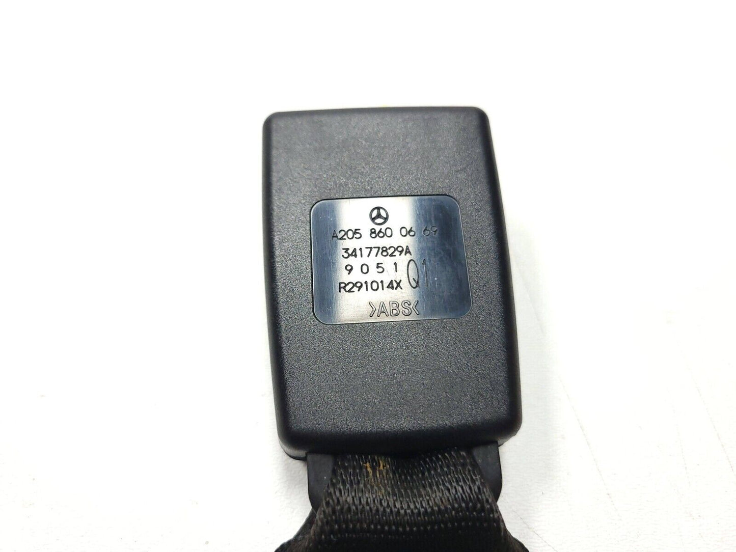 2015-2020 Mercedes C300 W205 Rear Seat Belt Buckle 3pcs OEM