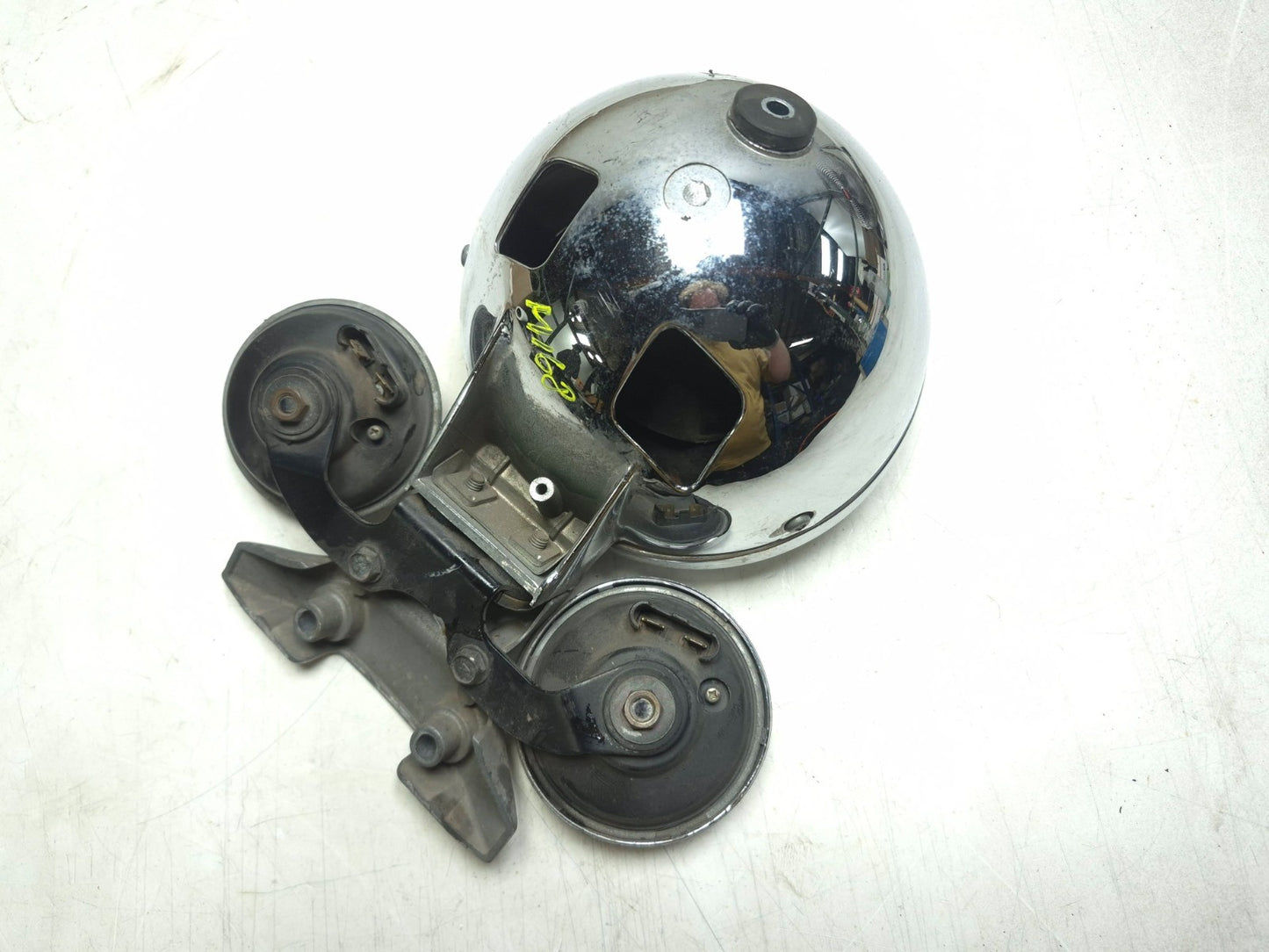 1991 Kawasaki Vulcan 500 En500 Headlight W/ Horn Assy OEM