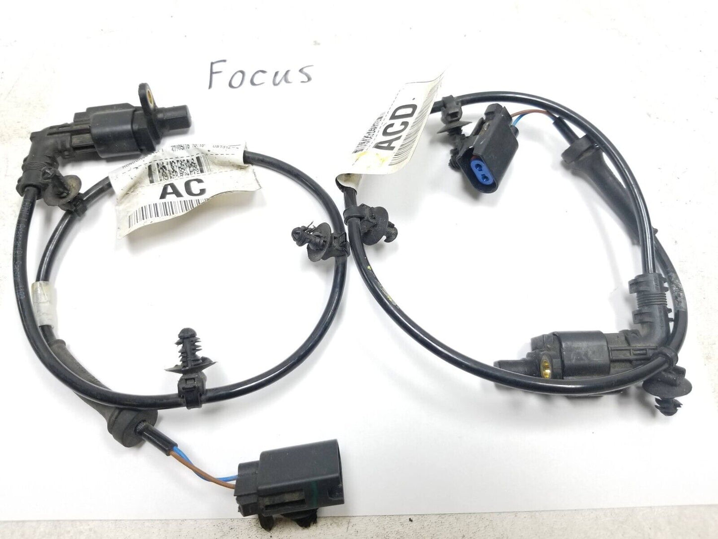 12 - 14 Ford Focus Rear ABS Speed Sensor Left & Right Pair OEM