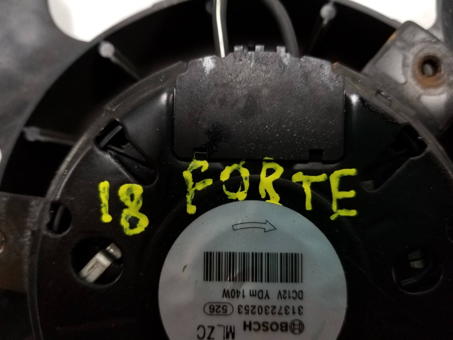 17 18 Kia Forte Radiator Cooling Fan W/ Motor 3137230253 OEM