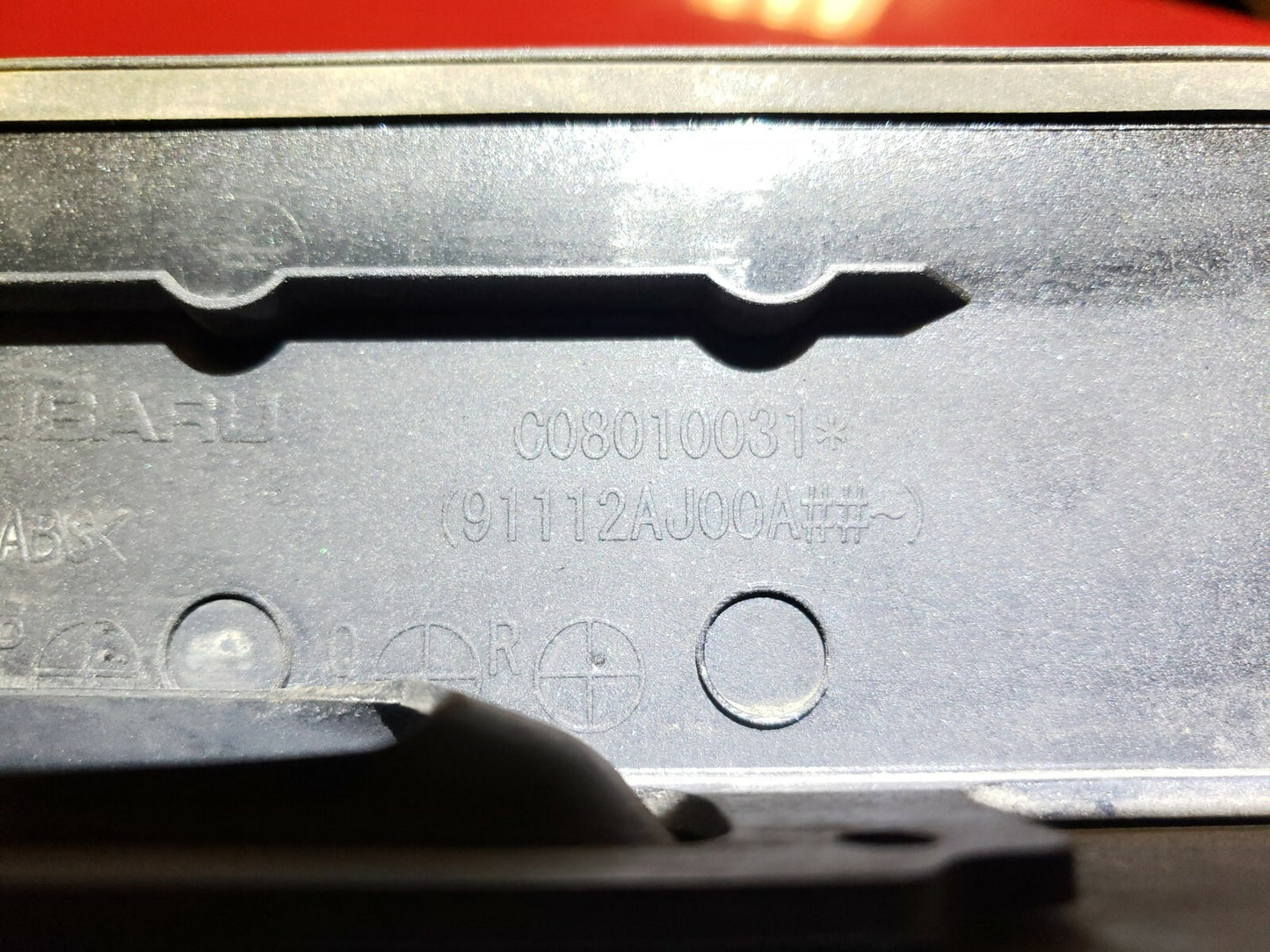 2011 Subaru Legacy Rear Trunk Trim Garnish OEM