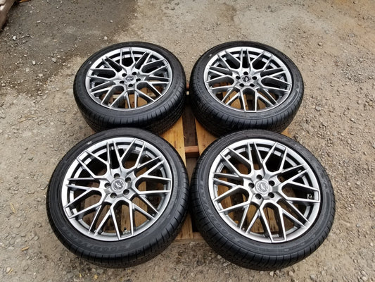 2010 Scion Tc Wheel Rim W/ Tire Goodyear Eagle 225/45r18 4pcs OEM