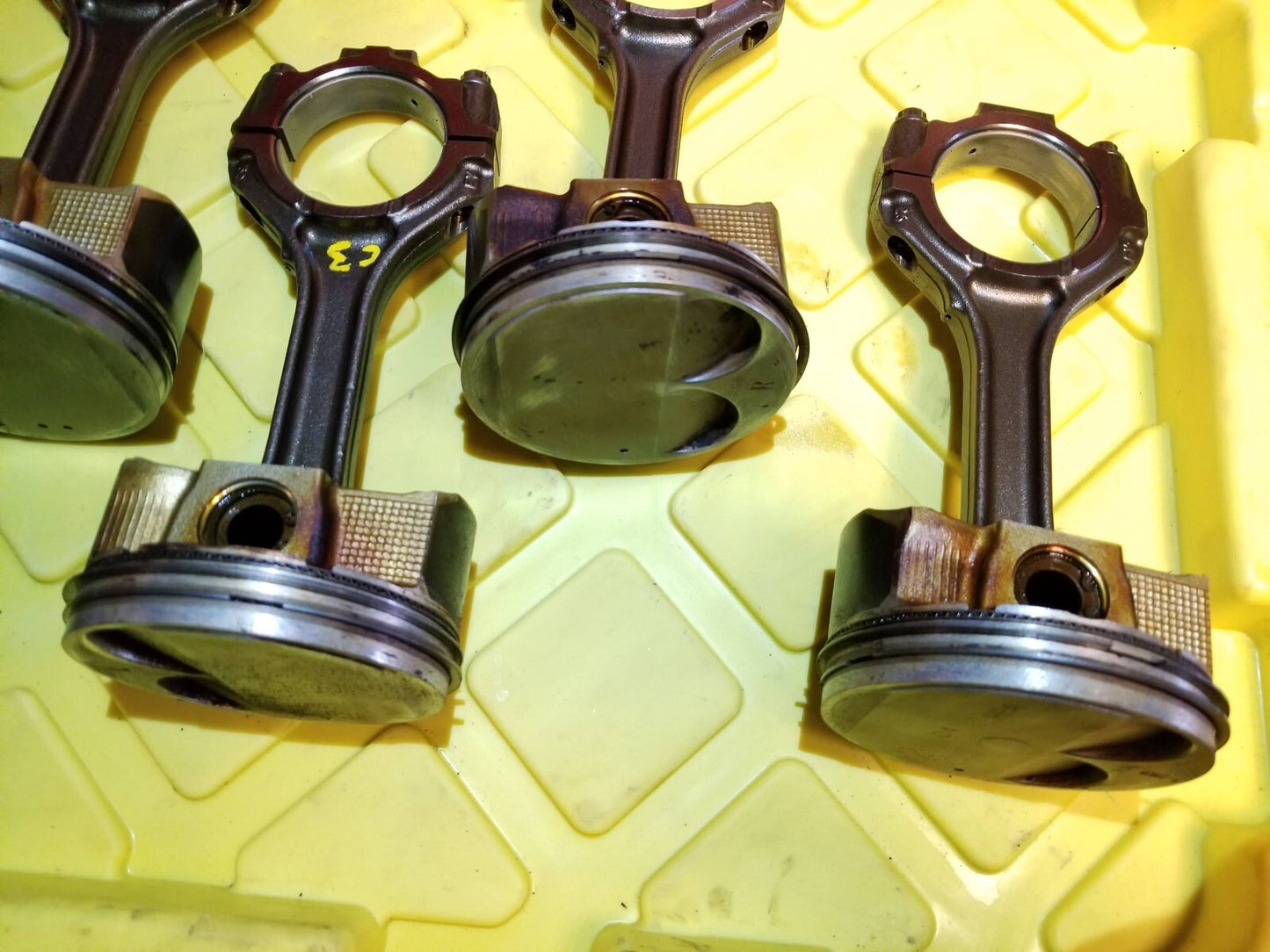 2009 Infiniti G37 X Piston W/ Connecting Rod 6pcs OEM β