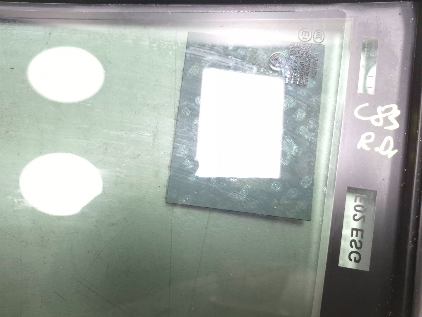 2011 BMW 750li Rear Door Quarter Window Glass Left Driver Side OEM