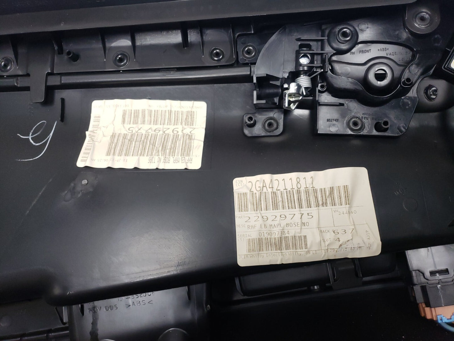 2013 Chevrolet Impala Front Passenger Door Panel OEM