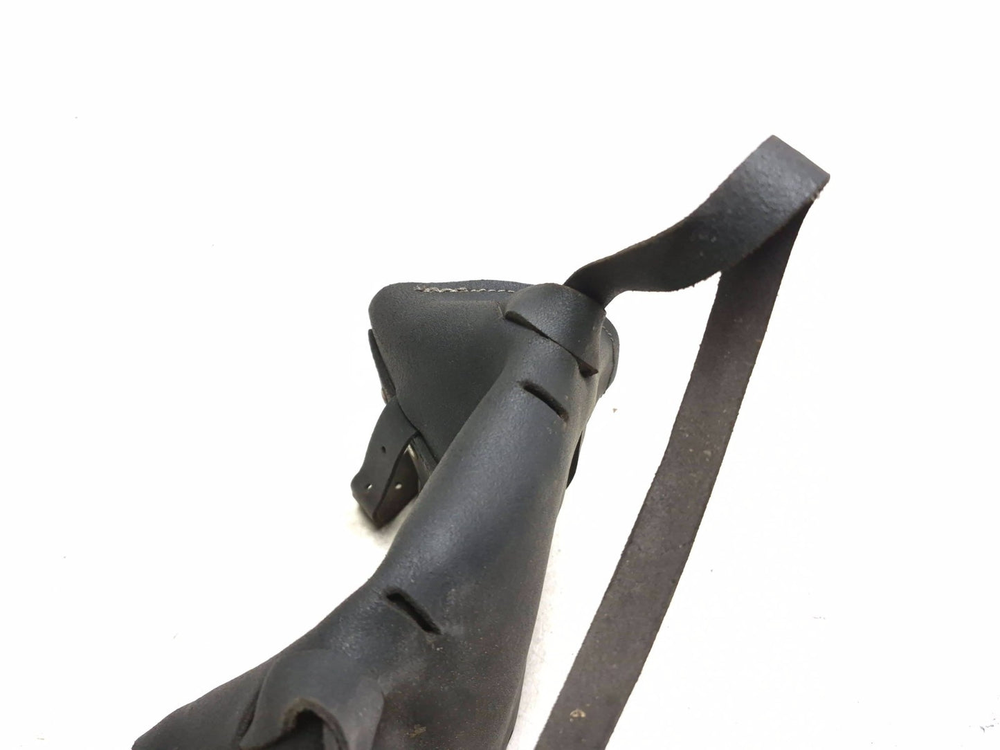 1997 Harley-davidson Sportster Xl883 Fork Tool Bag Leather Saddle Bag Handlebar