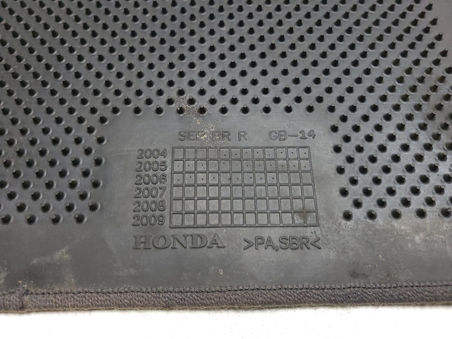 2007 Acura Tl Type-s Floor Mat 2pcs OEM