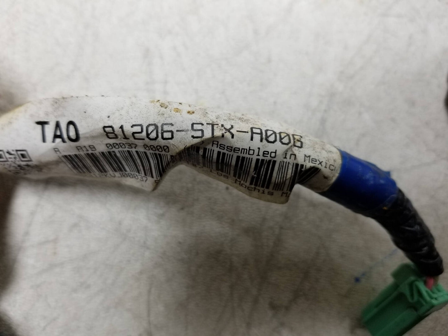 07 08 09 Acura Mdx Front Passenger Seat Wire Harness 81206stxa006 OEM