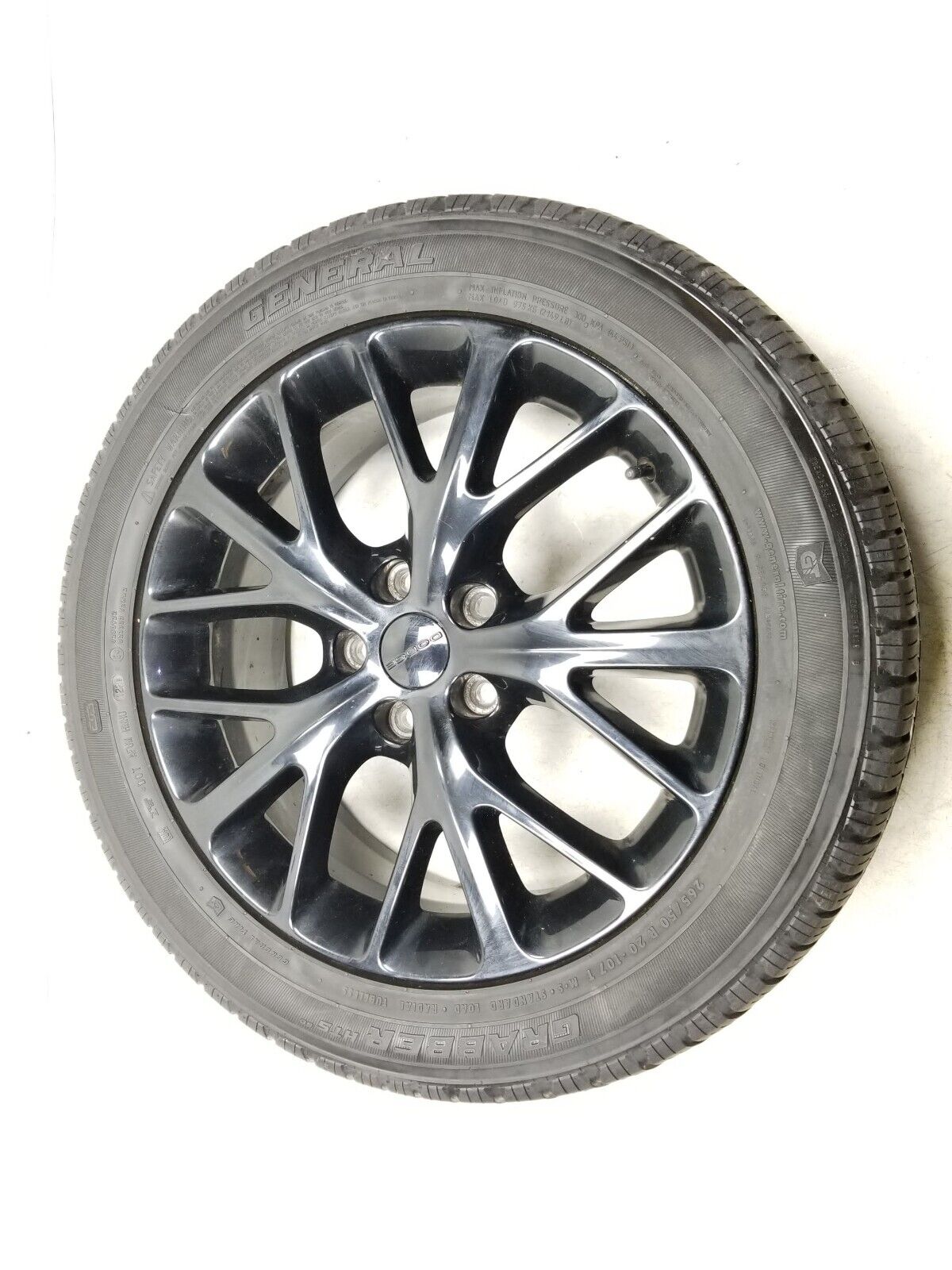 2016 - 2022 Dodge Durango Wheel Rim W/ Tire 265/50r20 7.2/32" OEM 1xc19trmaa