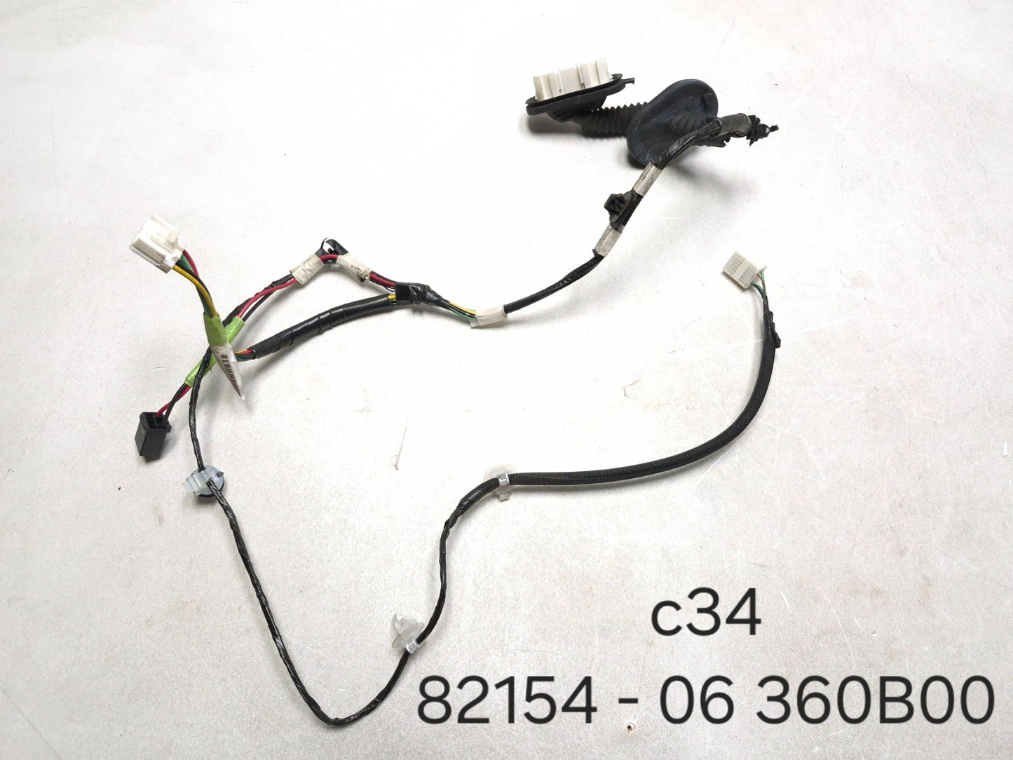 2012 Toyota Camry Door Wire Wiring Harness Rear Driver Side Left OEM