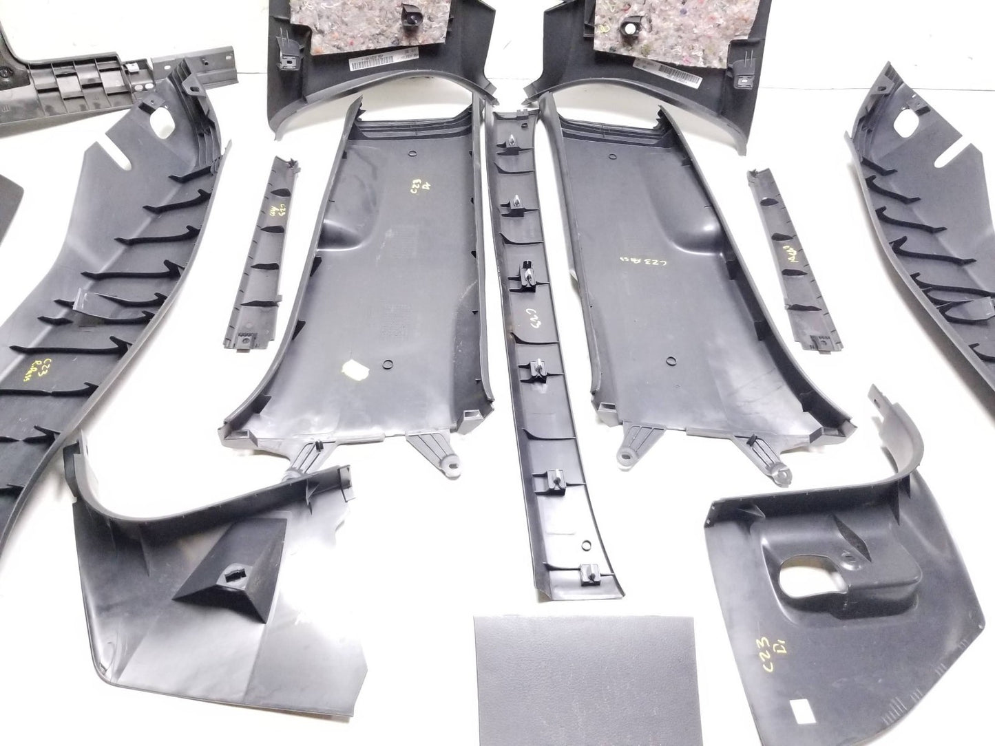 2010 - 2014 VW Golf GTI B C Pillar Panel Cover Trim Set OEM
